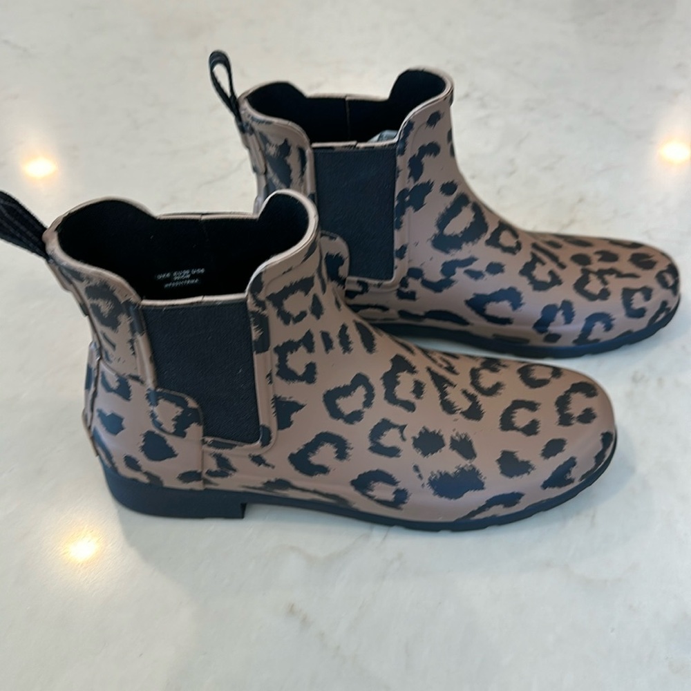 🧡NWOT Leopard Hunter Rain Boots🧡